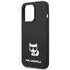 Karl Lagerfeld KLHCP14LSLCTBK iPhone 14 Pro 6,1" hardcase czarny/black Silicone Choupette Body