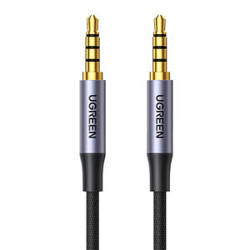 Kabel mini jack 3.5mm UGREEN AV183, AUX, 1m (czarny)