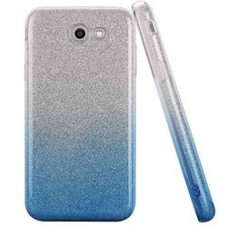 ETUI GLITTER IPHONE 6+ SREBRNO-NIEBIESKI