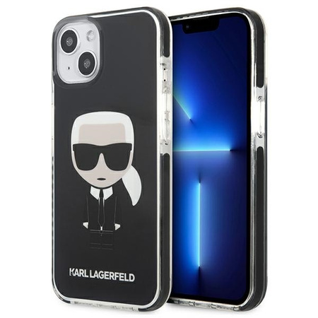 Karl Lagerfeld KLHCP13STPEIKK iPhone 13 mini 5,4"  hardcase czarny/black Iconik Karl