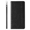 Magnet Strap Case für Samsung Galaxy S23 Flip Wallet Mini Lanyard Stand Schwarz