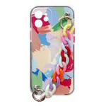 Color Chain Case gel flexible elastic case cover with a chain pendant for Samsung Galaxy S21+ 5G (S21 Plus 5G) multicolour  (4)