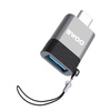 BWOO adapter BZ-35 USB - USB-C szary OTG