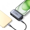 Powerbank Ugreen PB503 5000mAh z portem USB-C i zintegrowanym złączem USB-C - szary