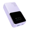 Joyroom JR-PBC07 20000 mAh 30 W Mini-Powerbank mit USB-C- und Lightning -Kabeln – Lila