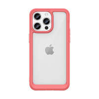 iPhone 15 Outer Space reinforced case with a flexible frame - red