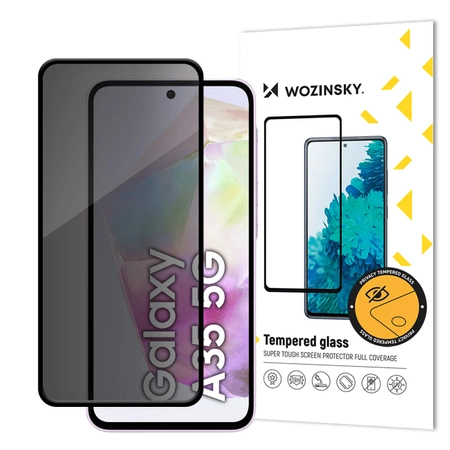 Wozinsky Privacy Glass Tempered Glass Privacy with Anti-spy Filter for Samsung Galaxy A35