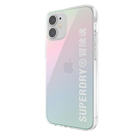 SuperDry Snap iPhone 12 mini Clear Case Gradient 42598