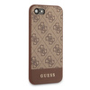 Guess 4G Bottom Stripe Collection - Etui iPhone SE 2020 / 8 / 7 (brązowy)