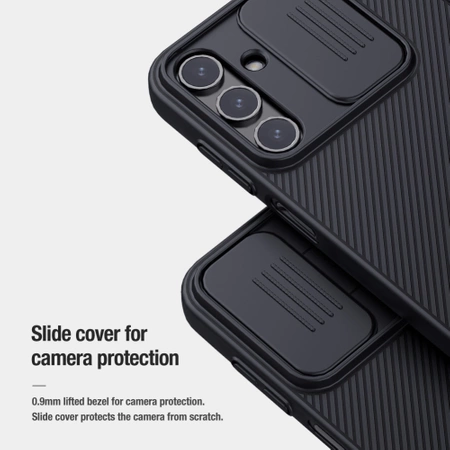 Nillkin CamShield Case mit Kameraabdeckung für Samsung Galaxy A15 5G – Schwarz