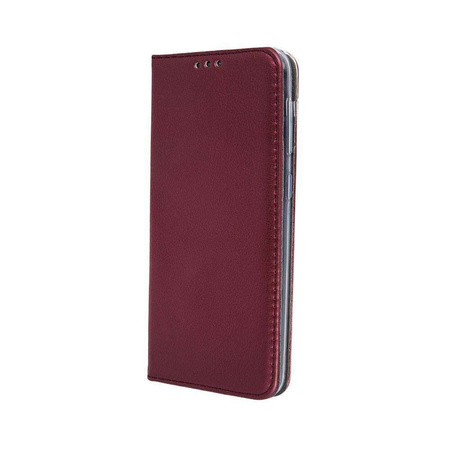 Etui XIAOMI REDMI NOTE 12S Portfel z Klapką Skóra Ekologiczna Kabura Magnet Book burgundowe