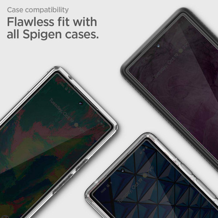 GEHÄRTETES GLAS Spigen ALM GLAS.TR SLIM 2ER-PACK GOOGLE PIXEL 7 KLAR