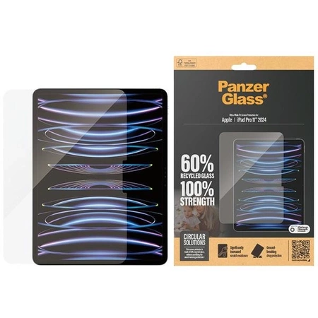 PanzerGlass Ultra-Wide Fit tempered glass for iPad Pro 11&quot; 2024