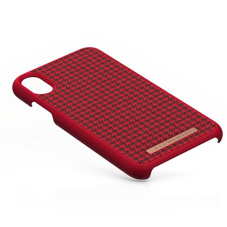 Nordic Elements Saeson Idun - Materiałowe etui iPhone Xs / X (Red)