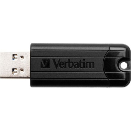 Verbatim Pendrive 64GB USB-A 3.2 PinStripe czarny/black 49318