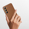 Dux Ducis Grit case for Samsung Galaxy S23+ elegant cover made of artificial leather MagSafe brown