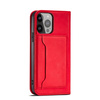 Magnet Card Case case for Samsung Galaxy S23+ flip cover wallet stand red