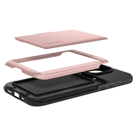 Spigen Slim Armor CS Hülle für iPhone 15 Pro – Rosa