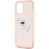 Karl Lagerfeld KLHMP12MHFCCNOP iPhone 12/12 Pro 6.1" różowy/pink hardcase IML Choupette MagSafe