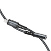 Acefast MFI Lightning audio cable - 3.5mm mini jack (female) 18cm, AUX gray (C1-05 deep space gray)