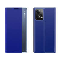 Neues Sleep Case Cover für Xiaomi Redmi Note 12 5G / Poco X5 5G Cover mit Flip Stand Blau