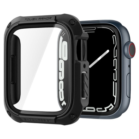 Etui do APPLE WATCH 7 / 8 (45MM) Spigen Tough Armor czarne