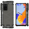 Honeycomb case armored cover with a gel frame for Xiaomi Redmi Note 11 Pro + / 11 Pro black