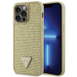 Guess GUHCP14XHDGTPD iPhone 14 Pro Max 6.7&quot; gold/gold hardcase Rhinestone Triangle
