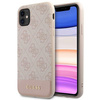 Guess GUHCN61G4GLPI iPhone 11 6,1" różowy/pink hard case 4G Stripe Collection