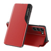 Eco Leather View Case case for Samsung Galaxy S23+ with a flip stand red