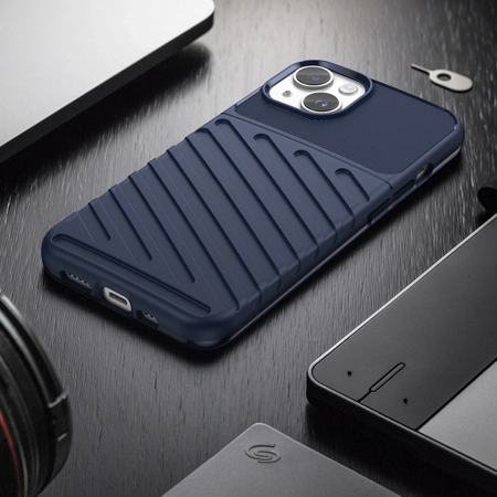 Thunder Case iPhone 14 blue armored case