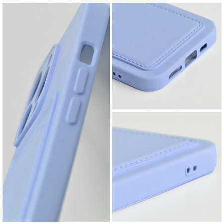 Futerał CARD CASE do XIAOMI Redmi 12C fioletowy