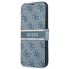 Guess etui do iPhone 13 Mini 5,4&quot; GUBKP13S4GDBL niebieski book case 4G Stripe