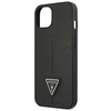 Guess GUHCP13SPSATLK iPhone 13 mini 5,4 &quot;black / black hardcase SaffianoTriangle Logo