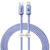 Baseus Crystal Shine Series Fast Charging Data Cable Type-C to iP 20W 2m Purple