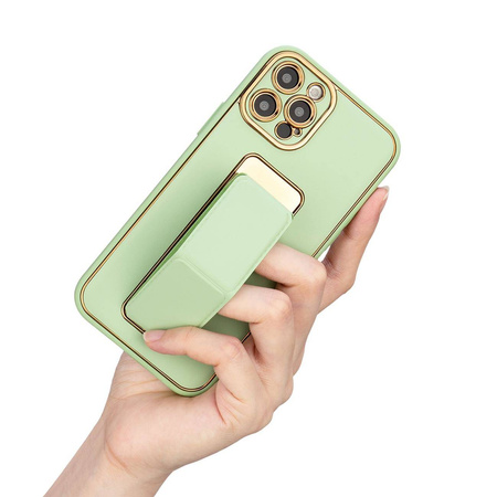 New Kickstand Case for iPhone 13 Pro with stand green