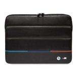 Oryginalne Etui LAPTOP 14" BMW Sleeve Carbon Tricolor (BMCS14PUCARTCBK) czarne