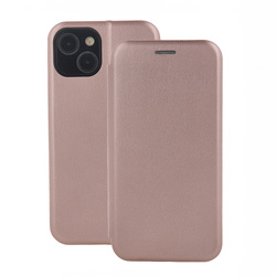 Etui Smart Diva do iPhone 16 Plus 6,7" różowo-złote