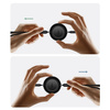 Baseus Bright Mirror 2 retractable cable 3in1 USB Type A - micro USB + Lightning + USB Type C 66W 1.1m black (CAMJ010101)