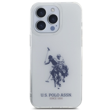 US Polo USHCP15XTPUHRBH iPhone 15 Pro     Max 6,7" biały/white Shiny Big Logo