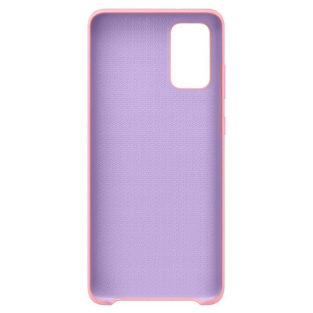 Silicone Case elastyczne silikonowe etui pokrowiec Samsung Galaxy A72 4G czarny