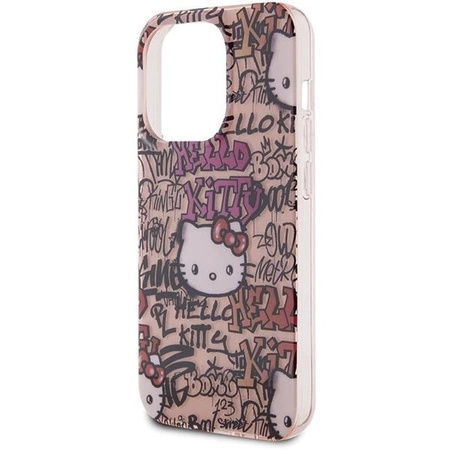 Hello Kitty IML Tags Graffiti-Hülle für iPhone 13 Pro Max – Rosa