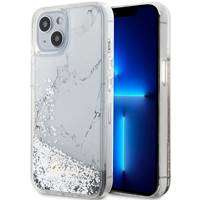 Guess GUHCP14SLCSGSGH iPhone 14 6.1" biały/white hardcase Liquid Glitter Marble