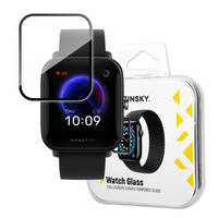 Wozinsky Watch Glass Hybrid Glass for Xiaomi Amazfit Bip U Black