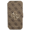 Guess GUBKP13X4GMGBR iPhone 13 Pro Max 6,7" brązowy/brown book 4G Big Metal Logo