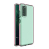 Spring Case pokrowiec żelowe etui z kolorową ramką do Samsung Galaxy A72 4G jasnoróżowy