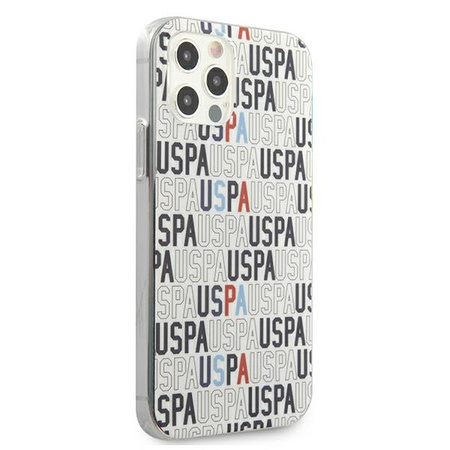 US Polo USHCP12LPCUSPA6 iPhone 12 6,7" Pro Max biały/white Logo Mania Collection