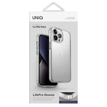 UNIQ etui LifePro Xtreme iPhone 14 Pro Max 6,7" przeźroczysty/crystal clear