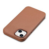 iCarer Case Leather pokrowiec etui z naturalnej skóry do iPhone 14 brązowy (WMI14220705-BN) (kompatybilne z MagSafe)