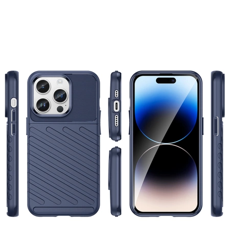 Thunder Case iPhone 14 Pro blue armored case